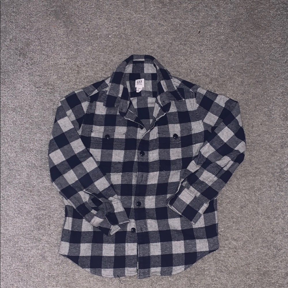 Boys Checkered button down Shirt